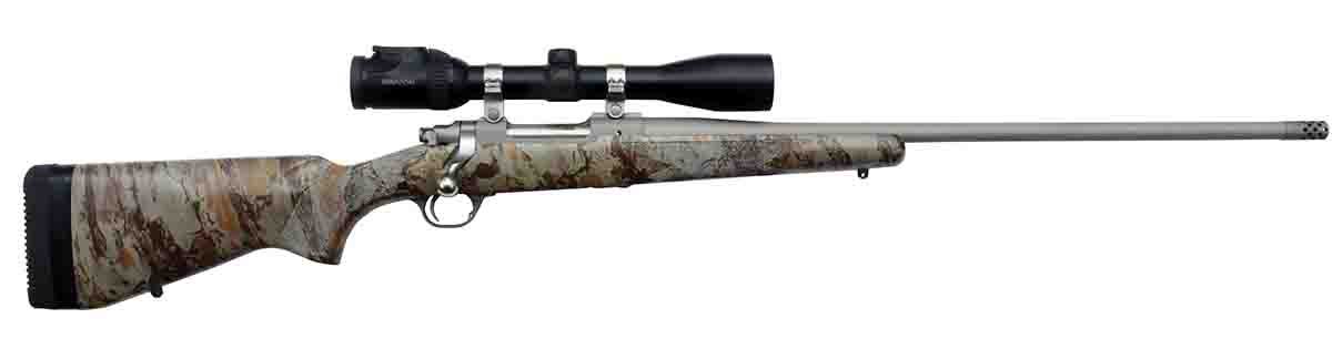 The Ruger Hawkeye FTW Hunter has a composite stock that is very traditional in its lines, resembling the American Classic stock, and is also slim where it should be, with seriously “grippable” moulded-in checkering.
